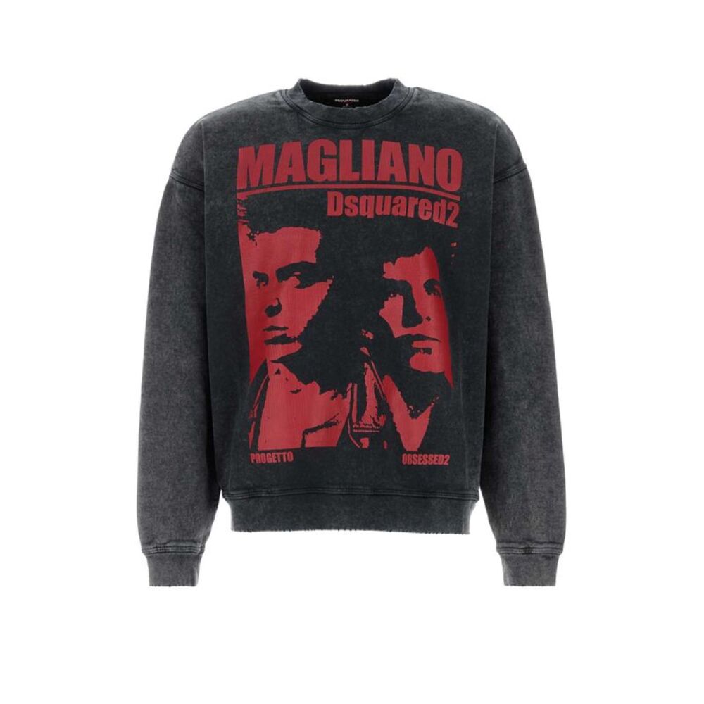 Dsquared Men Slated Cotton Dsquared X Magliano Sweatshirt